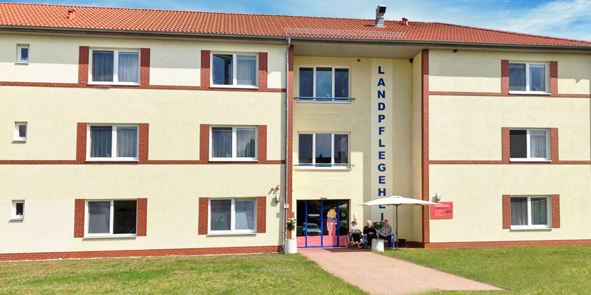 Gebäude des Miacosa Landpflegeheims Halle-Dieskau
